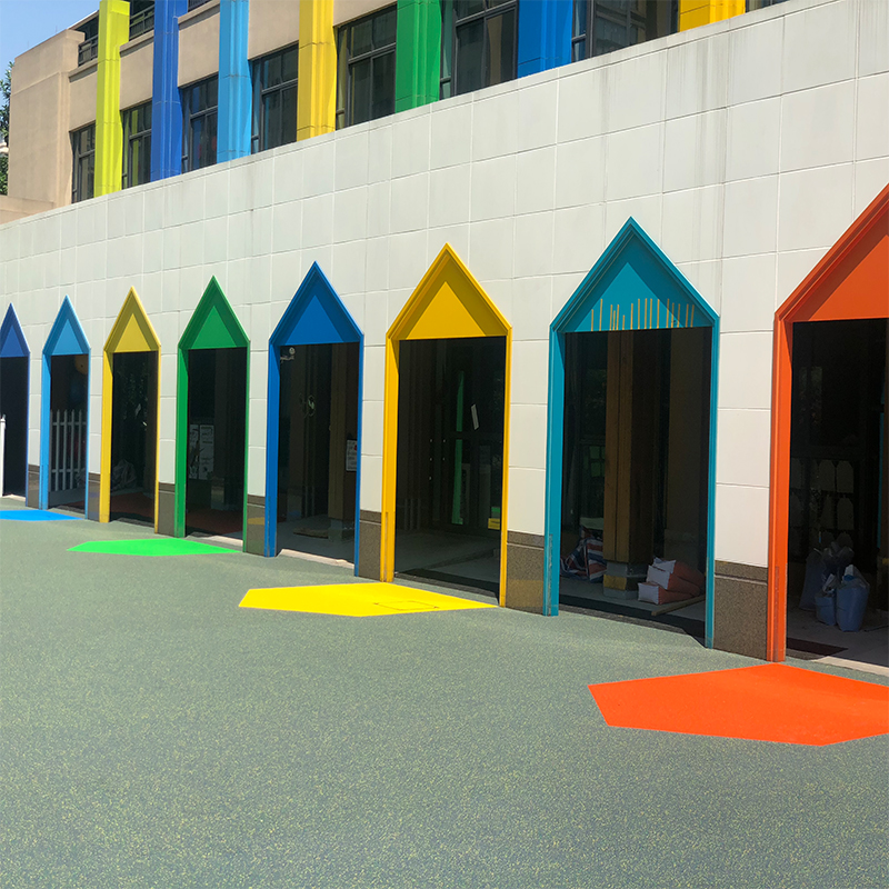 绿城幼儿园——彩色EPDM橡胶颗粒