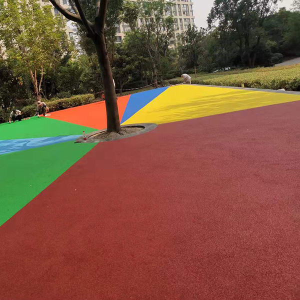 杭州东站--彩色EPDM橡胶颗粒